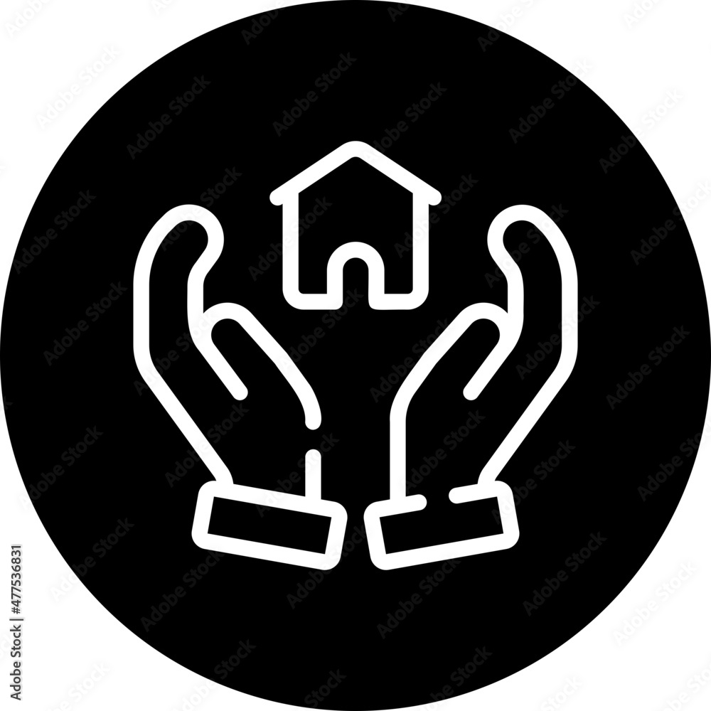 insurance glyph icon insurance glyph icon