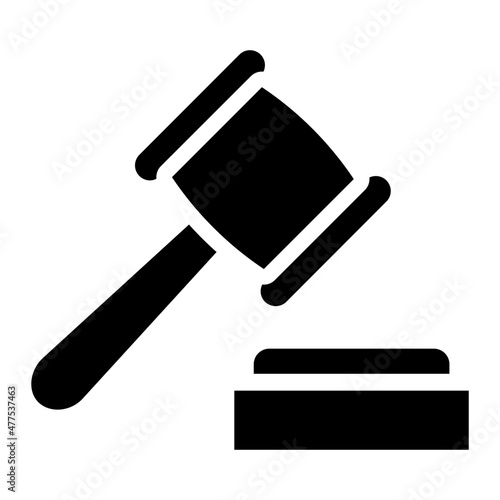 auction glyph icon