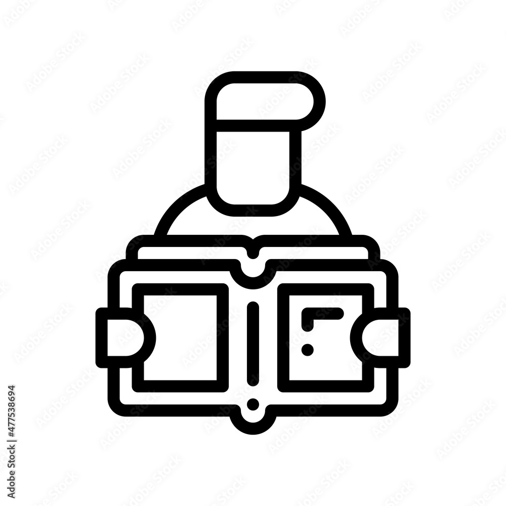 reading line style icon. vector illustration for graphic design, website, app reading line style icon. vector illustration for graphic design, website, app