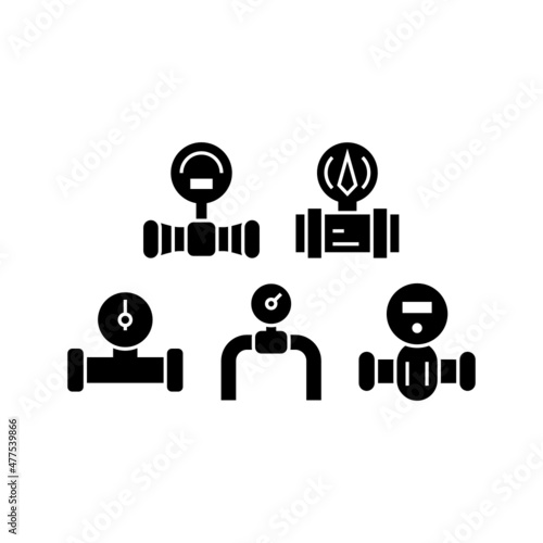 Pressure set icon isolated on white background