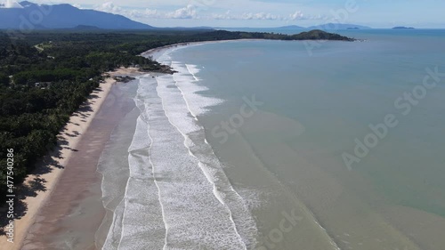 The Pugu, Gondol, Siar and Pandan Beaches of Lundu area at the most southern part of Sarawak and Borneo Island photo