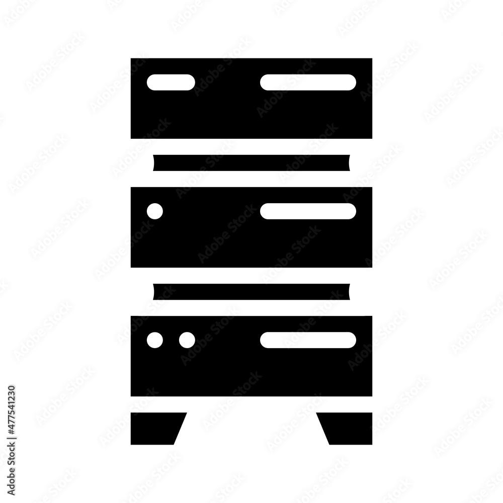data center server for storage file glyph icon vector. data center server for storage file sign. isolated contour symbol black illustration data center server for storage file glyph icon vector. data center server for storage file sign. isolated contour symbol black illustration