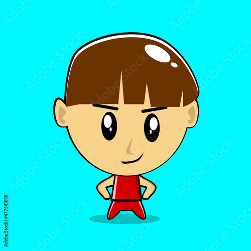 BOY cool character with expression
