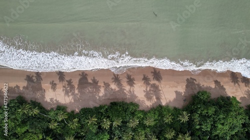 The Telok Teluk Melano Coastline and Serabang Beach at the most southern tip of the Tanjung Datu part of Sarawak and Borneo Island photo