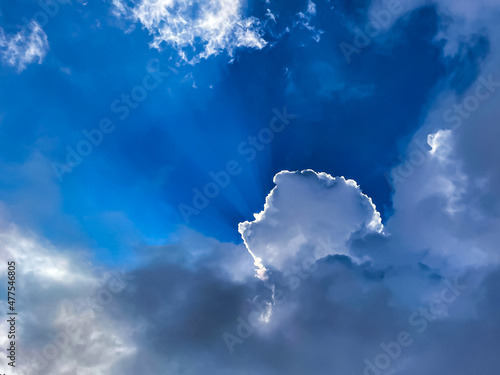 Fotografi Silver lining in the clouds