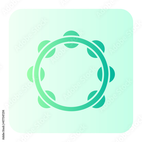 tambourine gradient icon