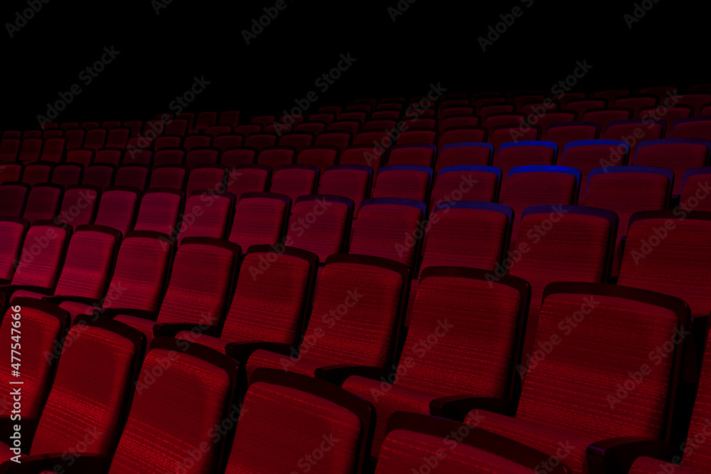 Obraz premium 映画館のシート