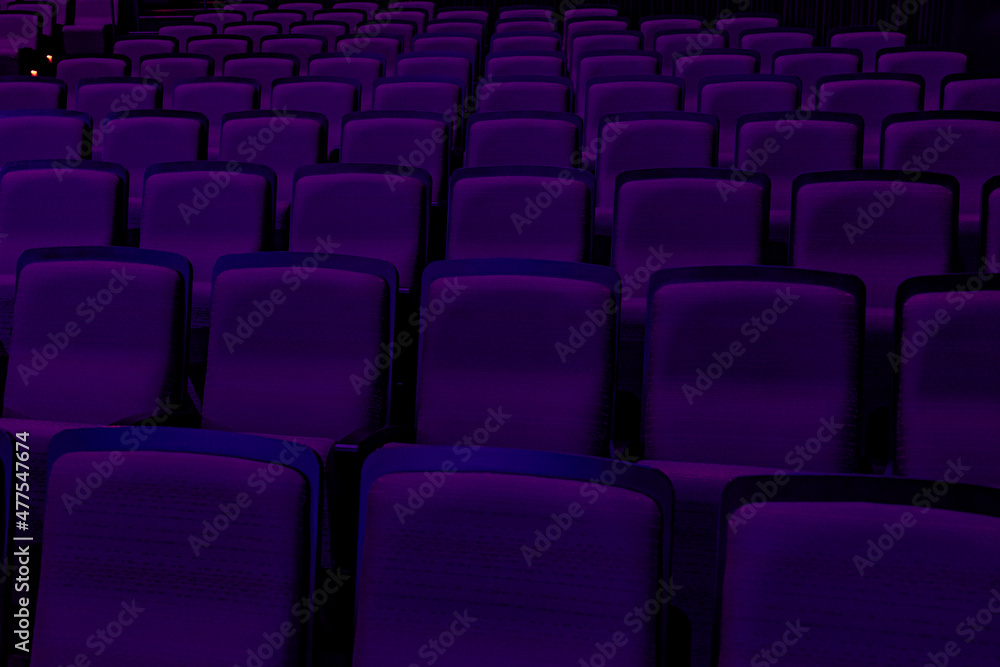 Obraz premium 映画館のシート