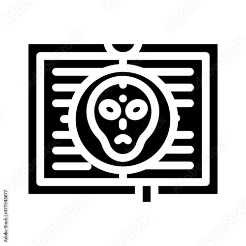 speculative fiction literature glyph icon vector. speculative fiction literature sign. isolated contour symbol black illustration