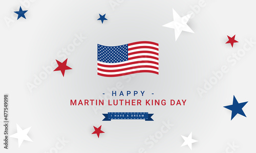 Martin Luther king day themed design, perfect for posters, backgrounds, social media posts etc