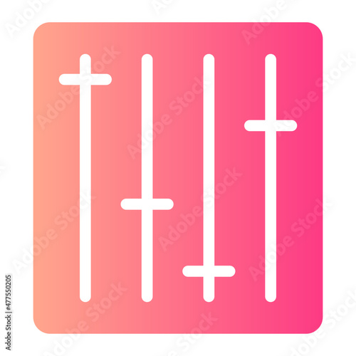 volume control gradient icon