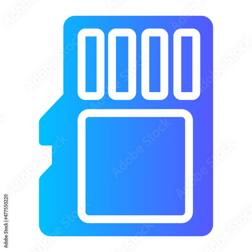 clapperboard gradient icon