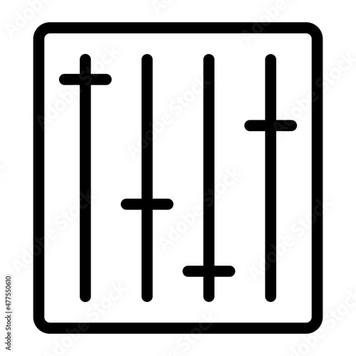 volume control line icon