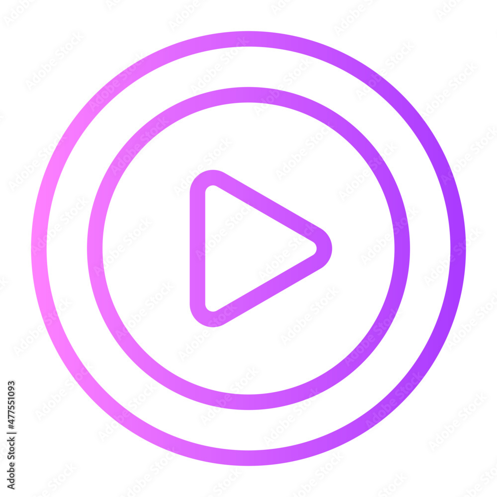 play button gradient icon play button gradient icon