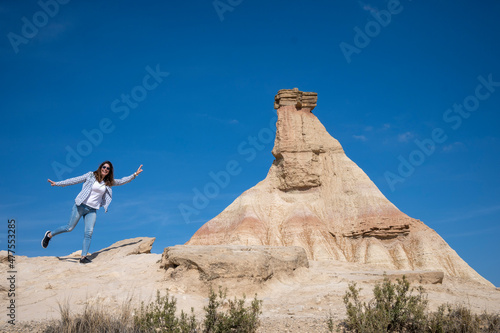 person in the desert