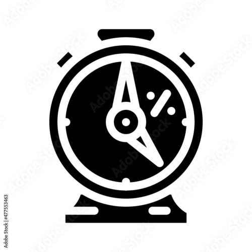 searching for discounts glyph icon vector. searching for discounts sign. isolated contour symbol black illustration