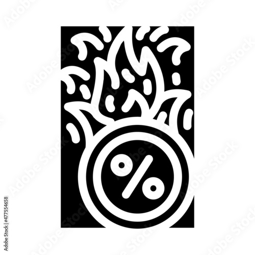 promo car glyph icon vector. promo car sign. isolated contour symbol black illustration