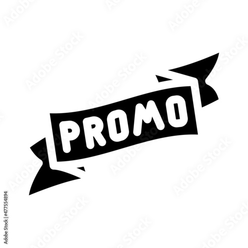 megaphone accessory for advertising glyph icon vector. megaphone accessory for advertising sign. isolated contour symbol black illustration