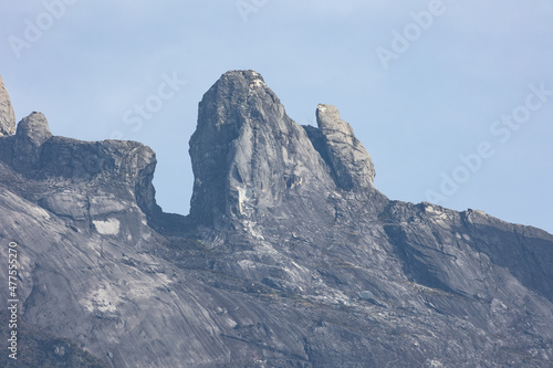 Extreme Close-up image of beautiful Mount Kinabalu, Sabah, Borneo