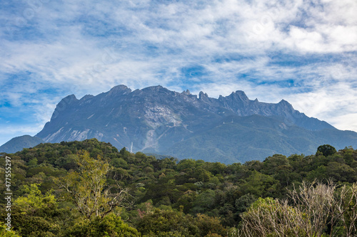 Amazing and the greatest Mount Kinabalu view form Kundasang National Park, Sabah, Borneo