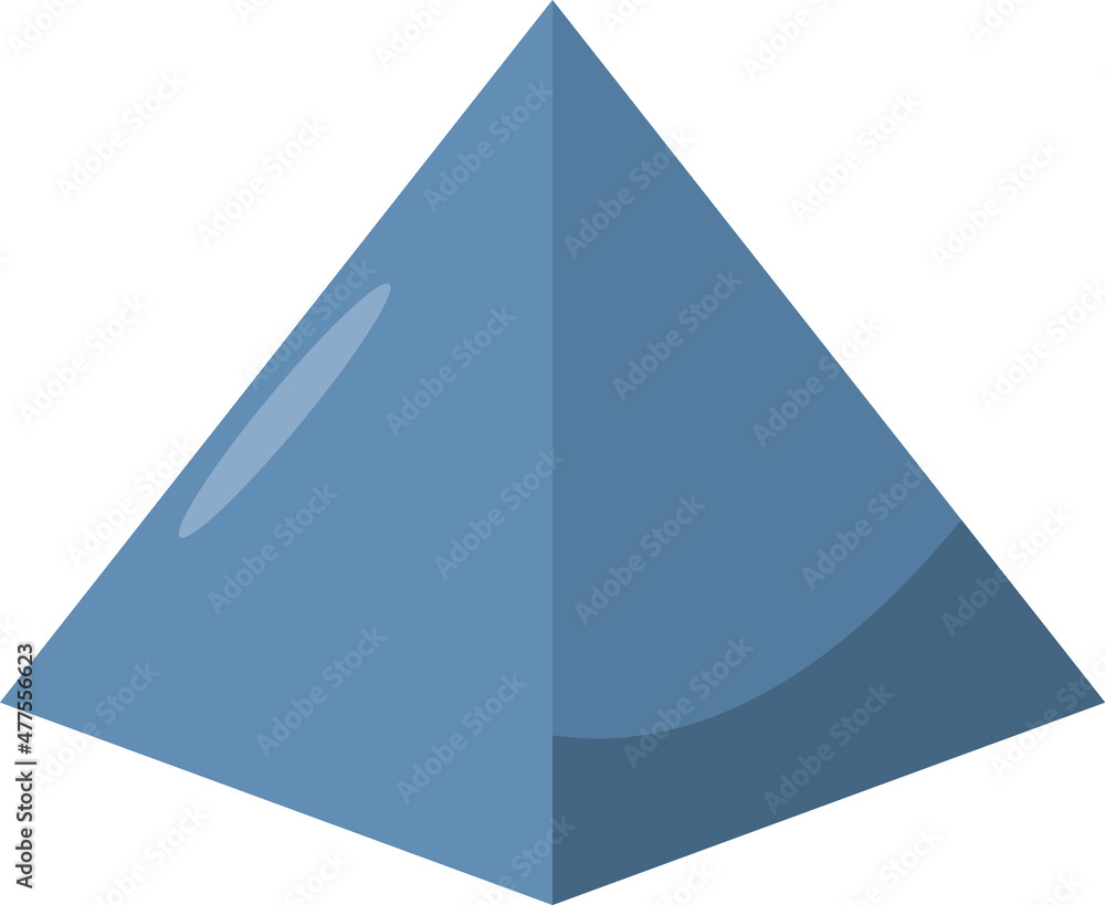 Pyramid. Geometric figure. A figure in a plane. Pyramid. Geometric figure. A figure in a plane.