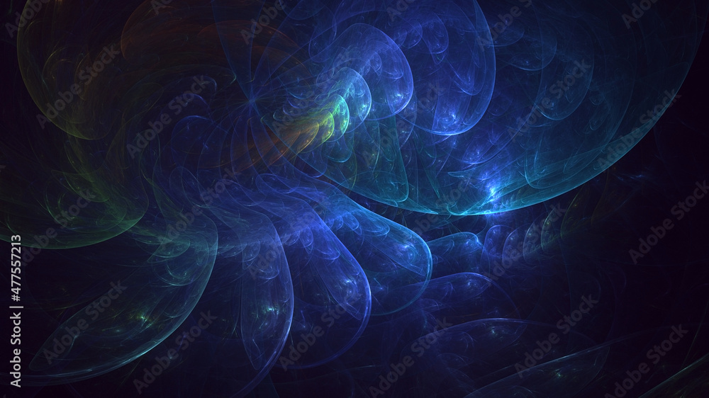 3D rendering abstract colorful fractal light background 3D rendering abstract colorful fractal light background