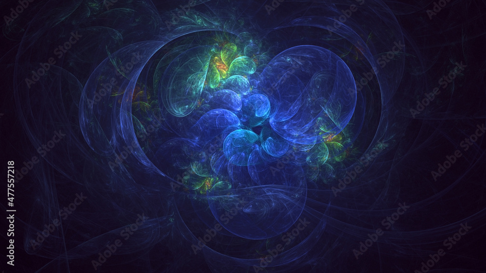 3D rendering abstract colorful fractal light background 3D rendering abstract colorful fractal light background