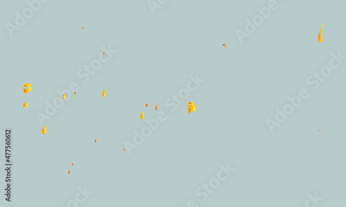 Gold acrylic paint. Gold glitter texture. Design element. Vector illustration