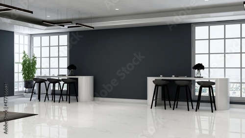 minimalist restaurant or coffee shop for company logo mockup