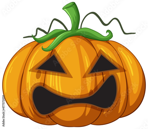 Jack o'lantern halloween pumpkin