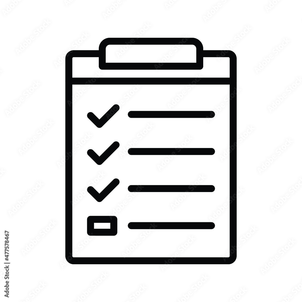 Checklist Vector icon which is suitable for commercial work and easily modify or edit it
Checklist Vector icon which is suitable for commercial work and easily modify or edit it