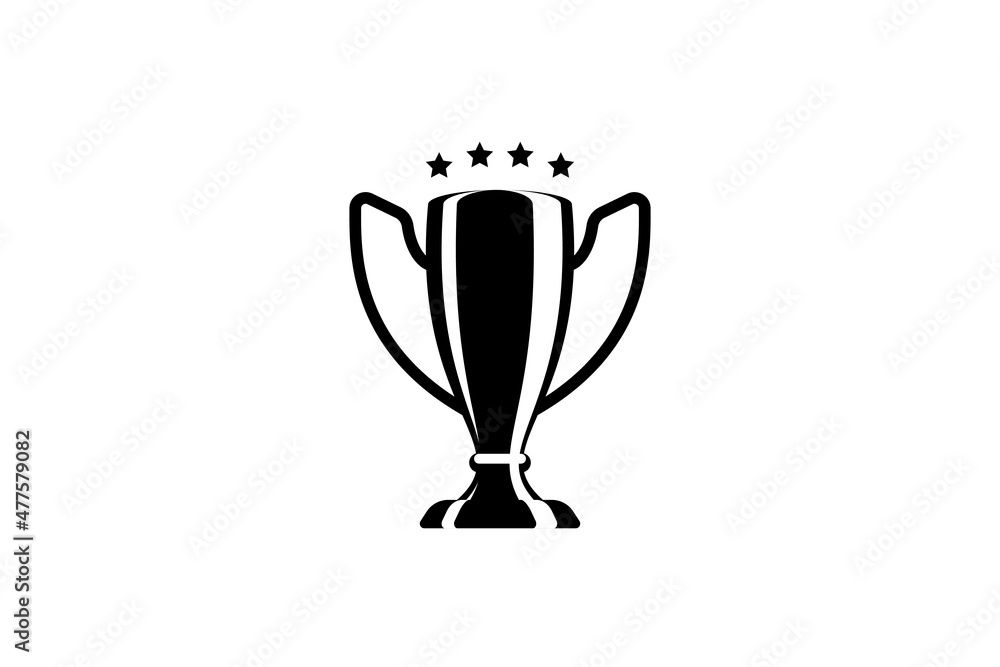 Trophy cup vector design. Champion cup winner trophy award. Trophy cup vector design. Champion cup winner trophy award.