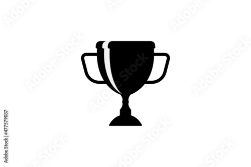 Trophy cup vector design. Champion cup winner trophy award.