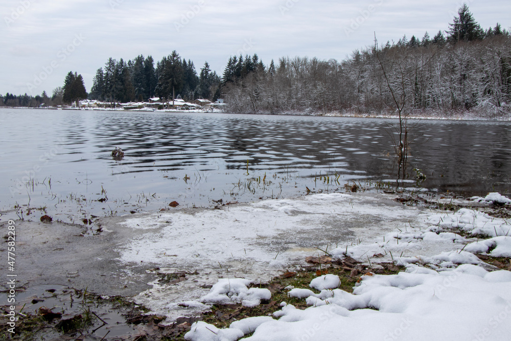 river in winter