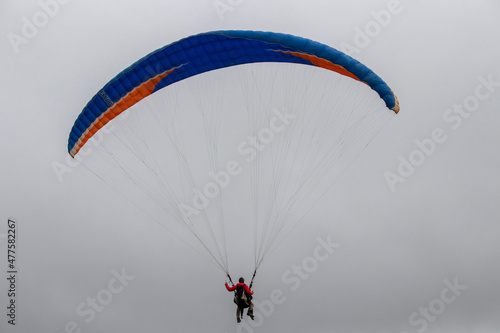 paraglider in the sky