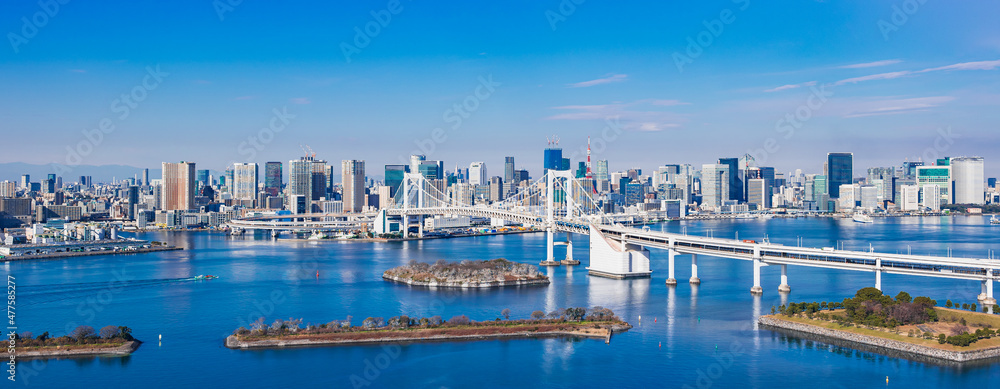 Fototapeta premium 東京 湾岸エリア ワイド