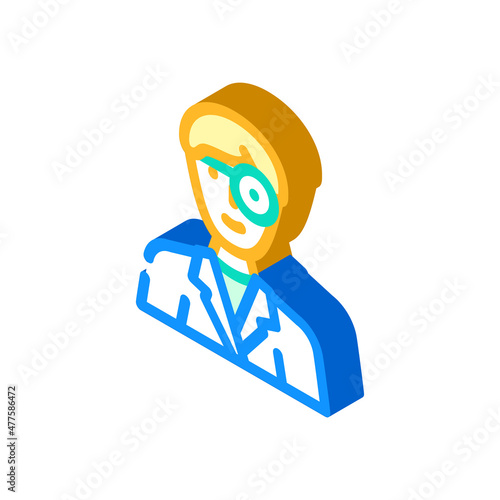 ent doctor isometric icon vector. ent doctor sign. isolated symbol illustration