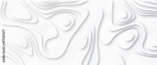 Abstract background with waves. Abstract papercut and multi layer cutout geometric pattern on vector, Abstract soft white background with waves, textured Papercut | background | abstract background|