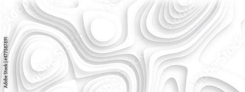 Abstract background with waves. Abstract papercut and multi layer cutout geometric pattern on vector, Abstract soft white background with waves, textured Papercut | background | abstract background|