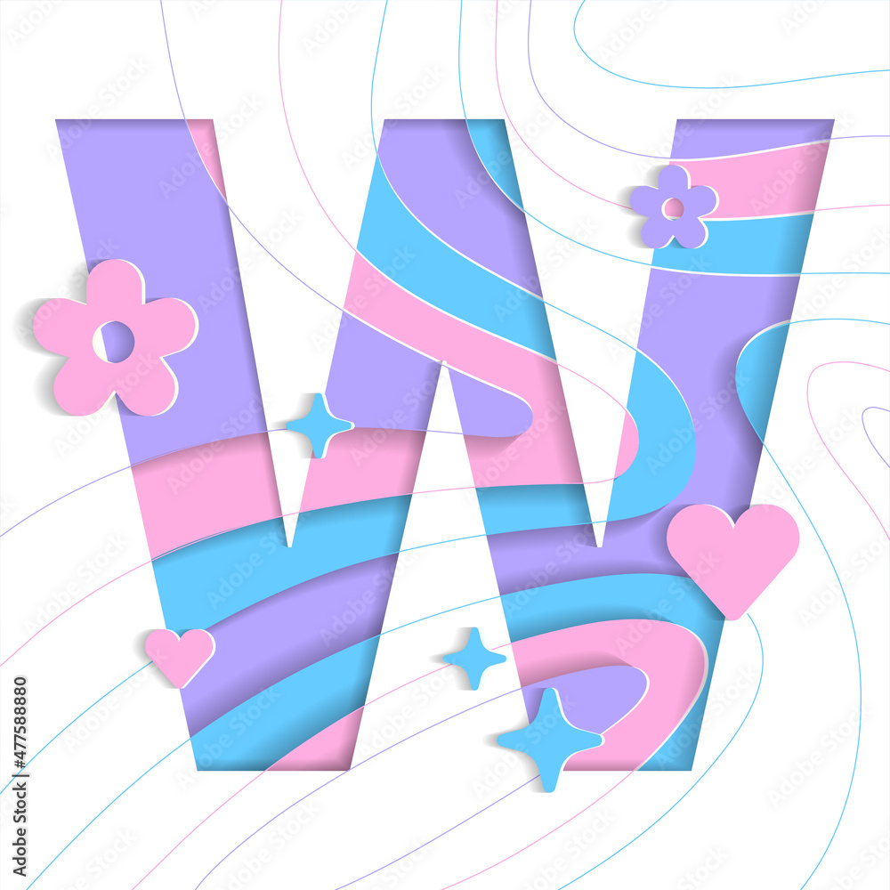 W Alphabet Abstract Paper Lively Flower Heart Sparkle Shine Blue Pink Violet Lilac Purple Mountain Geography Contour Map 3D Layer Line Cutout Card Web Banner W Alphabet Abstract Paper Lively Flower Heart Sparkle Shine Blue Pink Violet Lilac Purple Mountain Geography Contour Map 3D Layer Line Cutout Card Web Banner