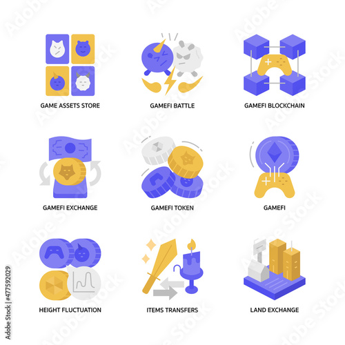 GameFi Icons Set