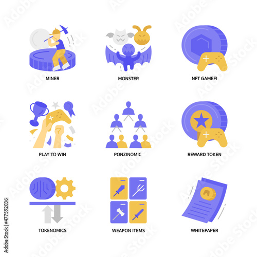 GameFi Icons Set