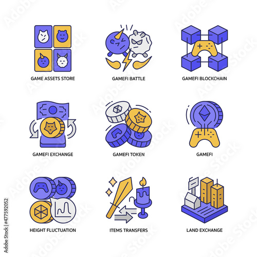 GameFi Icons Set