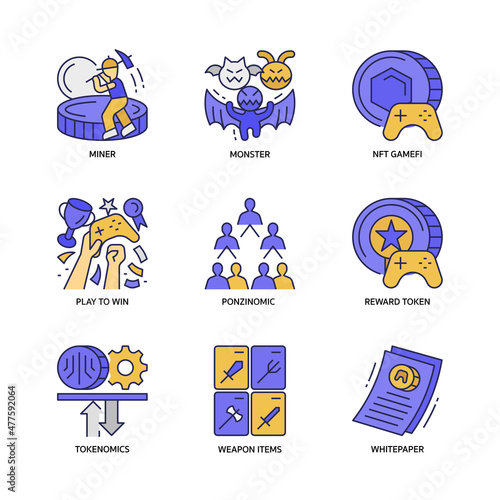 GameFi Icons Set