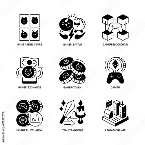 GameFi Icons Set