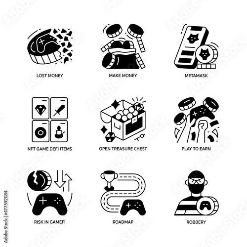 GameFi Icons Set