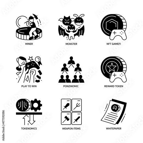 GameFi Icons Set