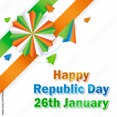 vector illustration for Indian happy republic day