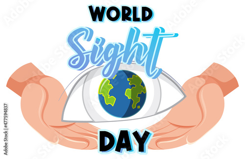 World sight day concept background