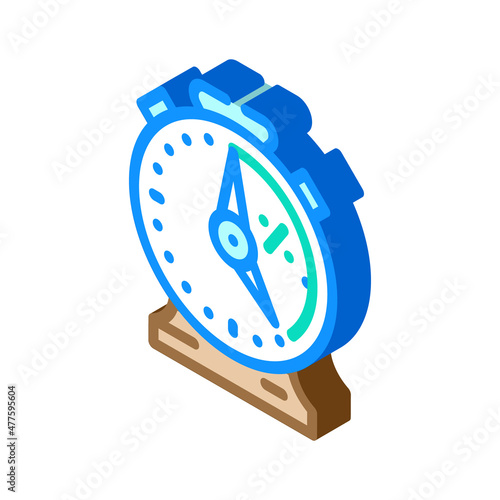 discount time isometric icon vector. discount time sign. isolated symbol illustration